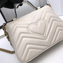 G-inspired Marmont Premium With Box (White)