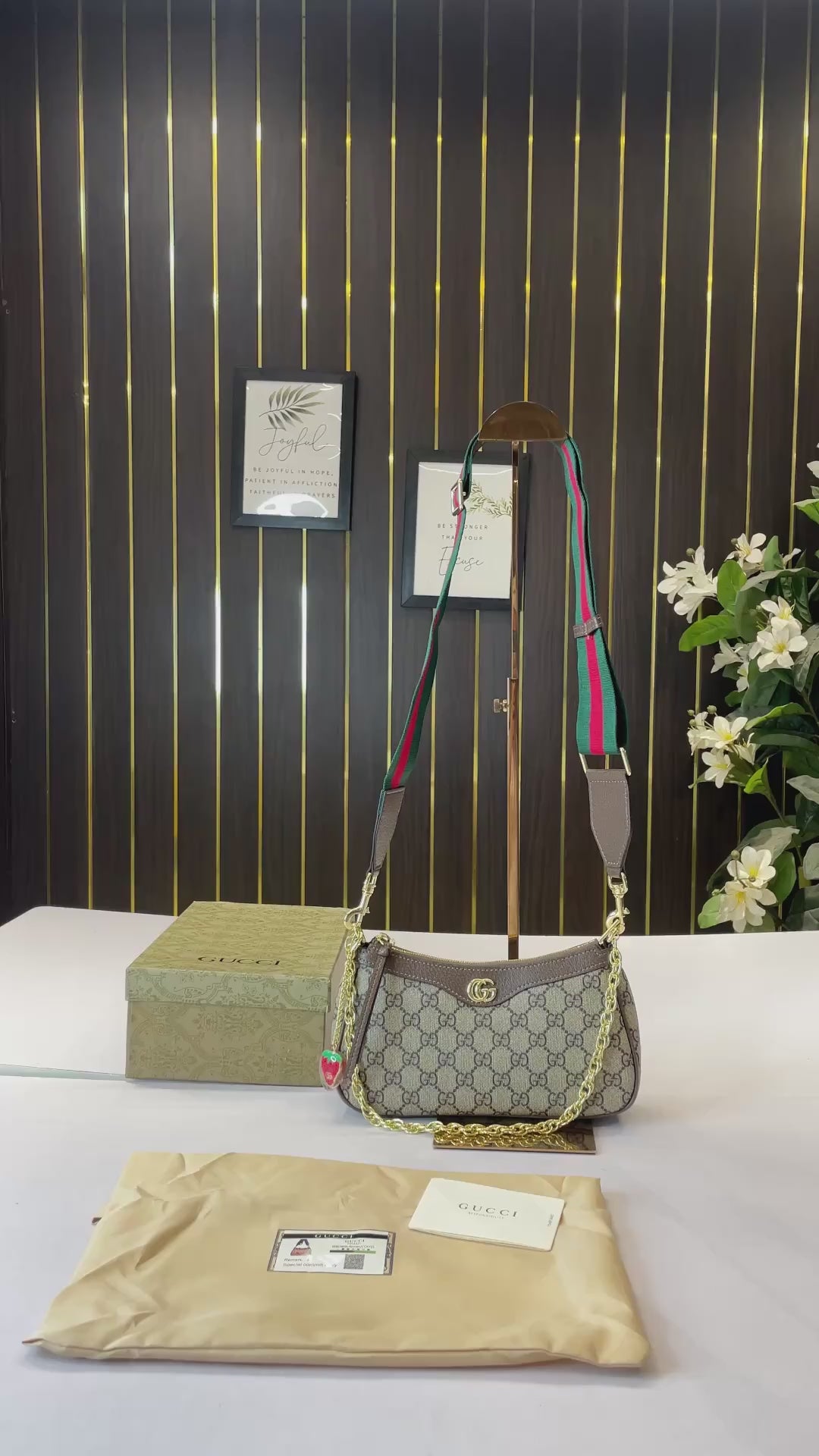 G-Inspired Ophidia Shoulder Bag With Box