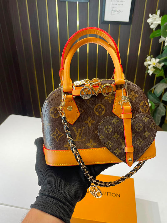 LV-Inspired Alma Small Handbag With Box